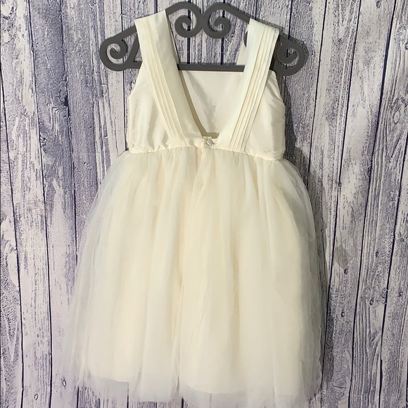 Isabel Garreton Cream Tulle Backless Venice Dress - Picture 2 of 7